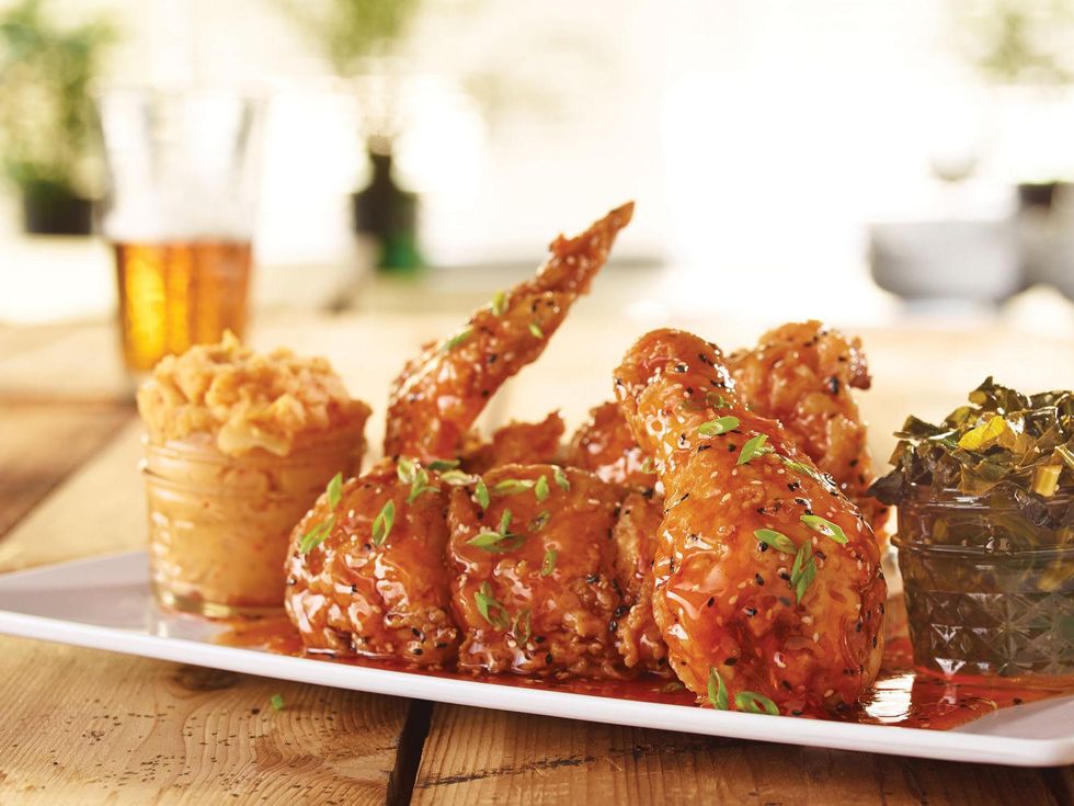 Korean Fried Chicken Table 57 at H-E-B February 2015