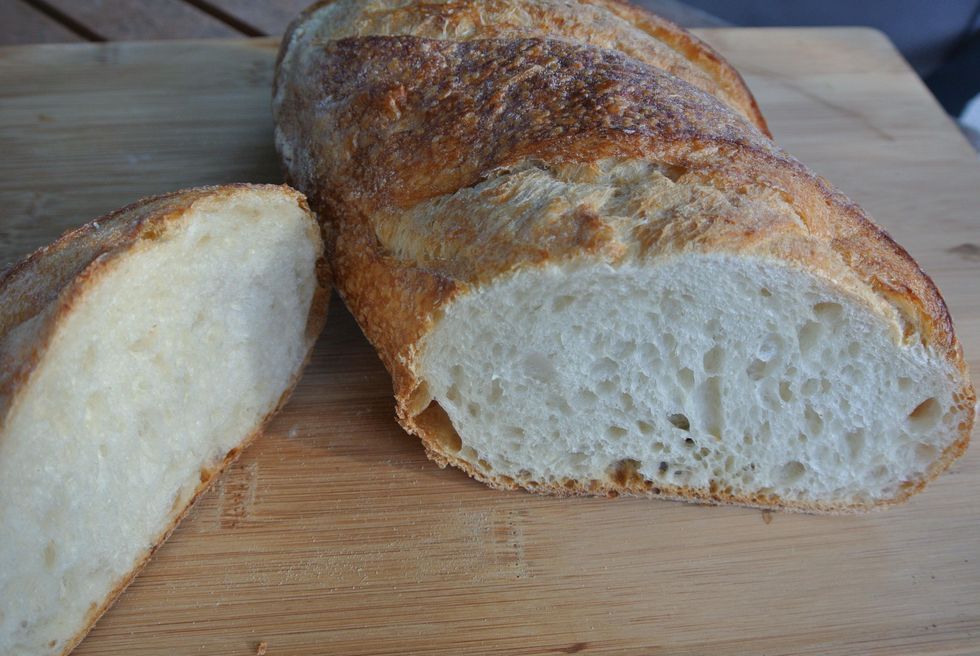 Kraftsmen Bakery\u2019s Sourdough Oblong looks more oval then oblong.