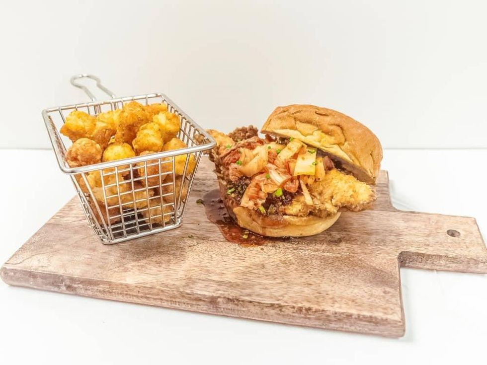 Krisp Bird & Batter Korean sandwich
