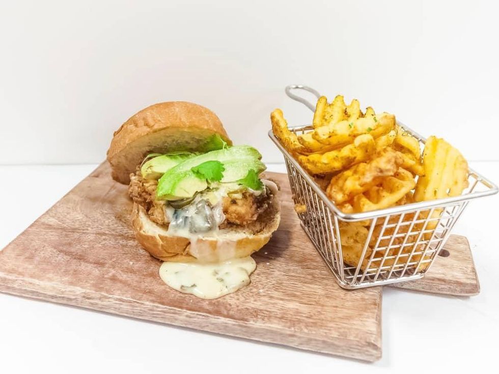 Krisp Bird & Batter Southwest sandwich