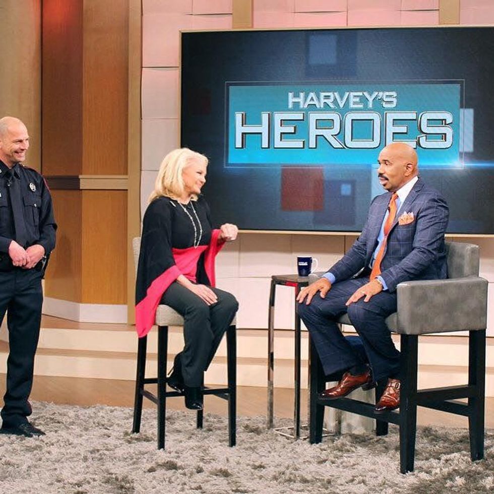 Kristi Schiller and Steve Harvey on the Steve Harvey Show