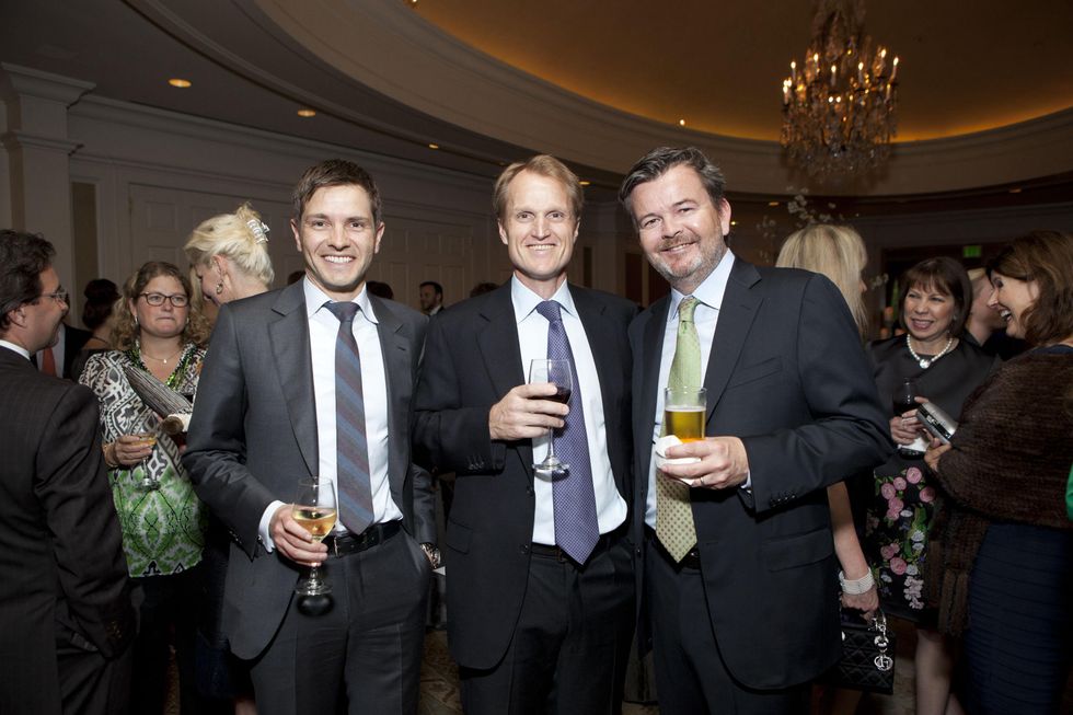Kristian Lier, from left, Torjus Berge and Hugo Sand at the SIRE Under the Stars event April 2014
