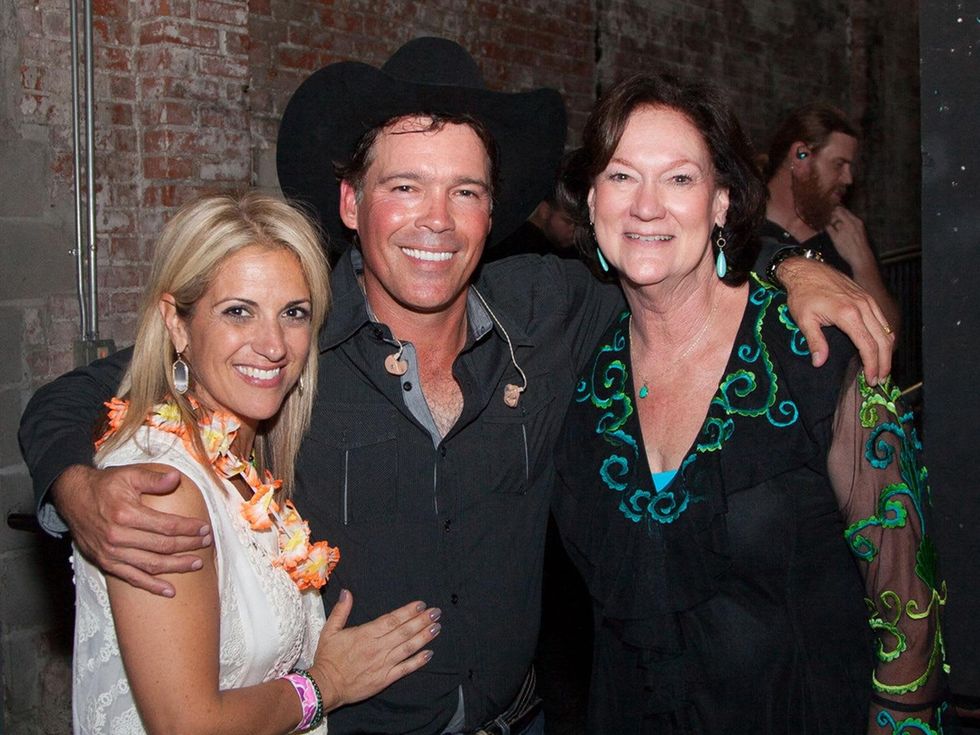 Kristin Abello, from left, Cynthia Adkins and Clay Walker at Two Steppin' with TIRR Concert with Jerry Jeff Walker and Clay Walker October 2014