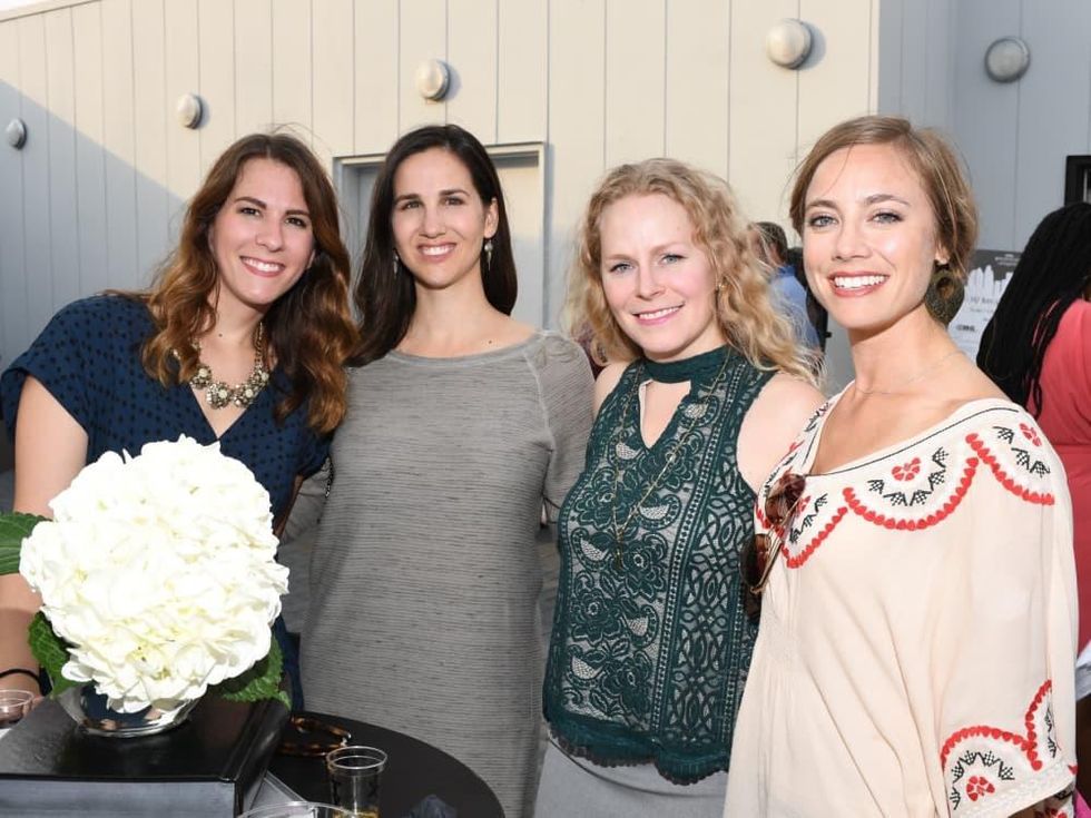 Kristin Rozanski, Kirstin Brenders, Emily Smith, Mary Maloney at Barbara Bush Foundation gala kickoff