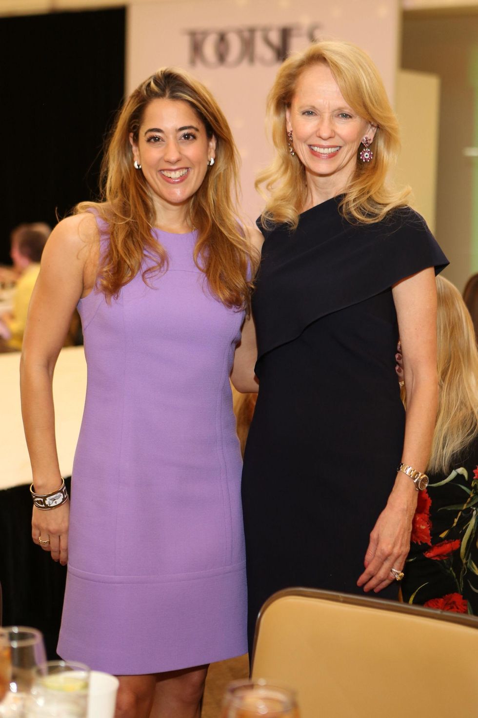 Kristina Somerville, left, and Susan Sarofim at the St. Luke's Friends of Nursing luncheon March 2015
