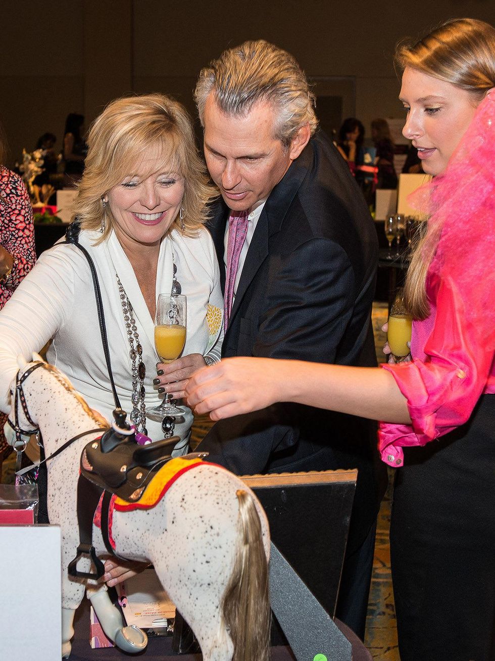 Kristy and John Sexton at the In the Pink luncheon in The Woodlands October 2013