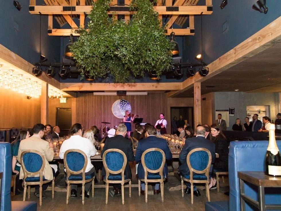 Krug Dinner Goodnight Charlie's decorated room