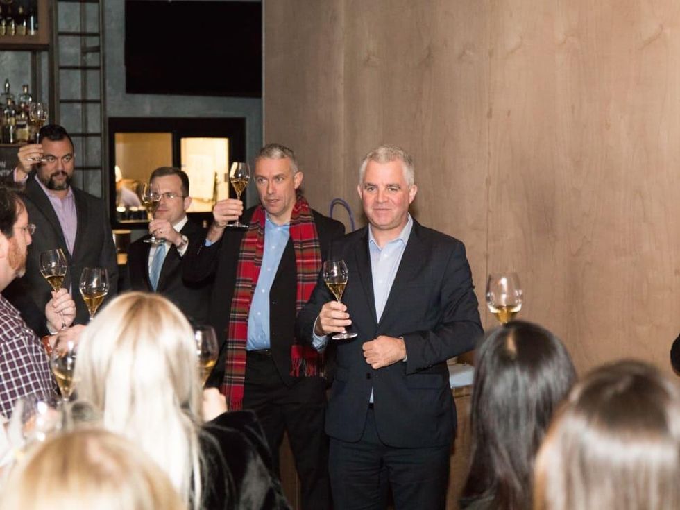 Krug Dinner Goodnight Charlie's toast