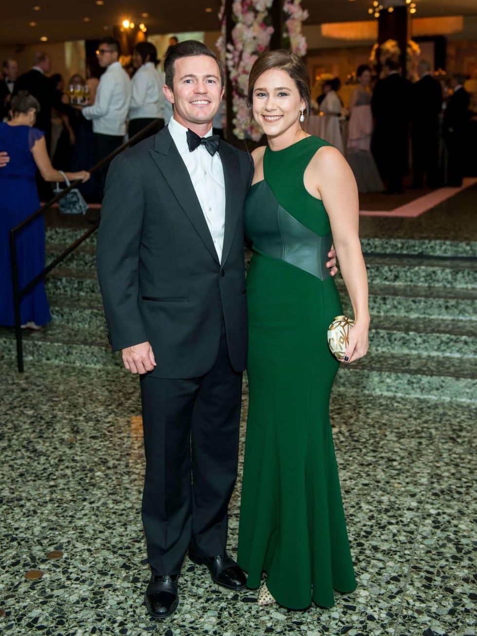 Krystal Thompson, Garrett Thompson at Museum of Fine Arts Gala