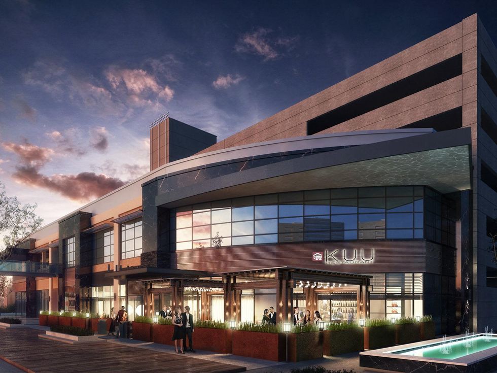 Kuu restaurant rendering Houston exterior Gateway Memorial City