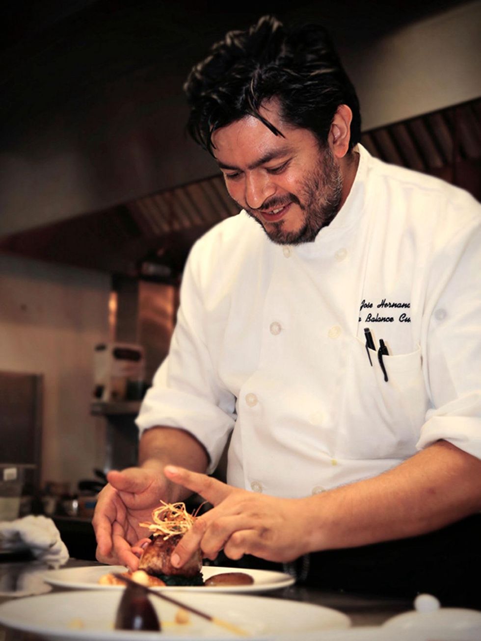 La Balance Cuisine chef Jose Hernandez August 2013