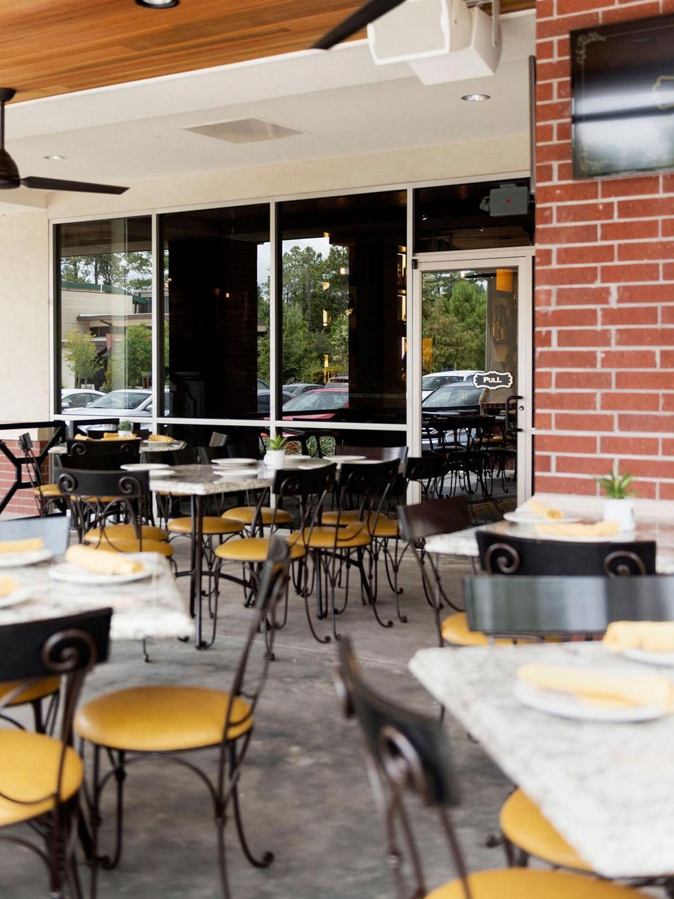 La Bikina in The Woodlands September 2014 patio