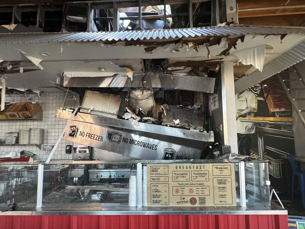 La Calle Ella fire damange