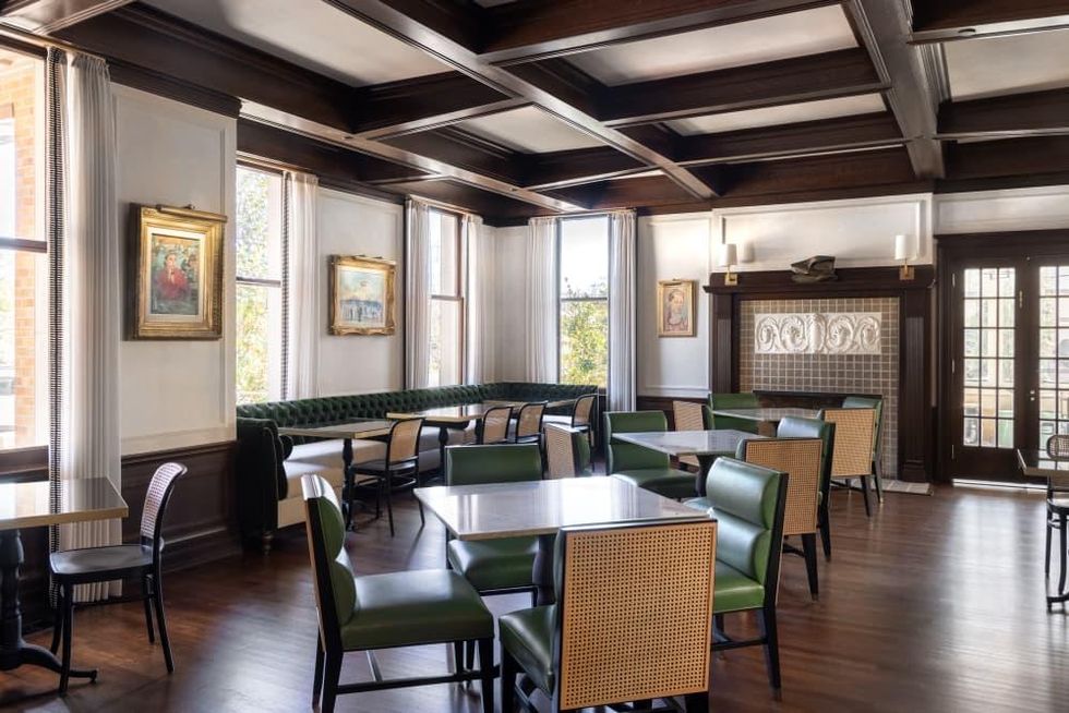 La Colombe d'Or 2021 main dining roon