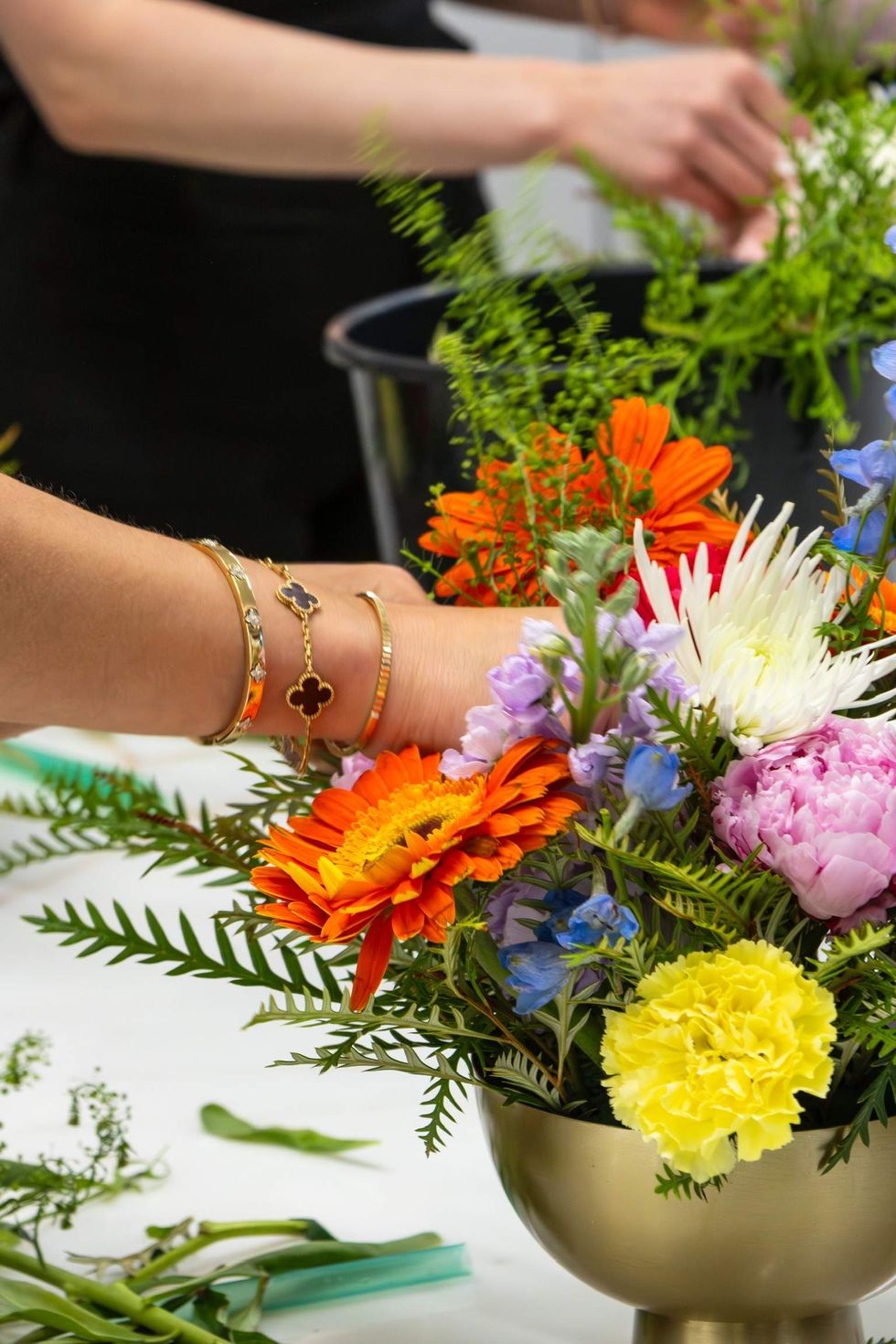 La Fete floral arraignment