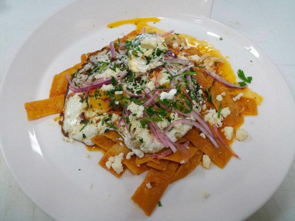 La Fisheria, chilaquiles