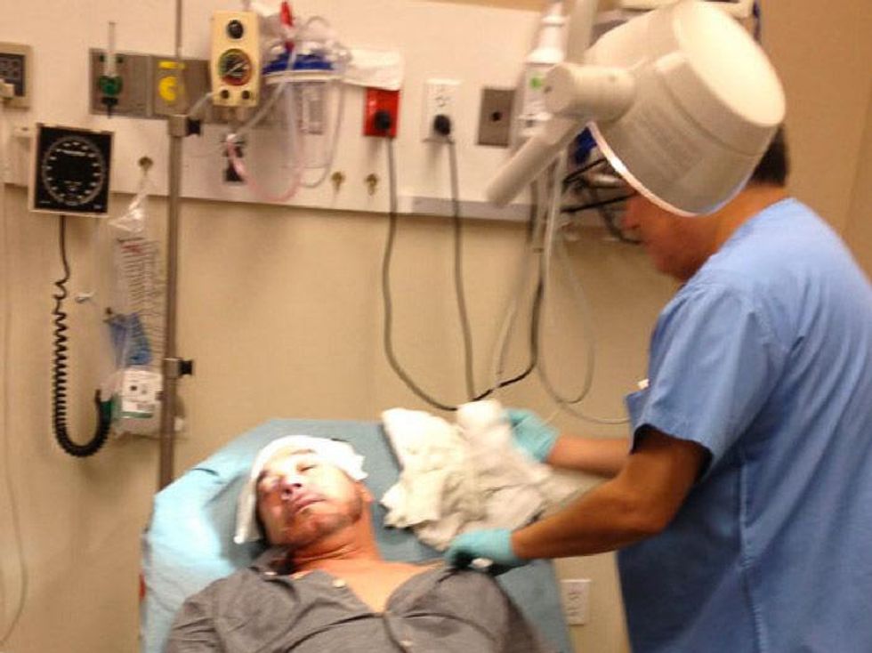 La Mafia Oscar De La Rose in hospital May 2013