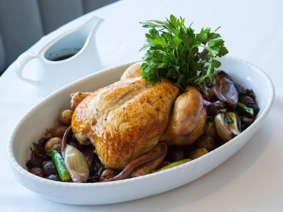 La Table chicken for two