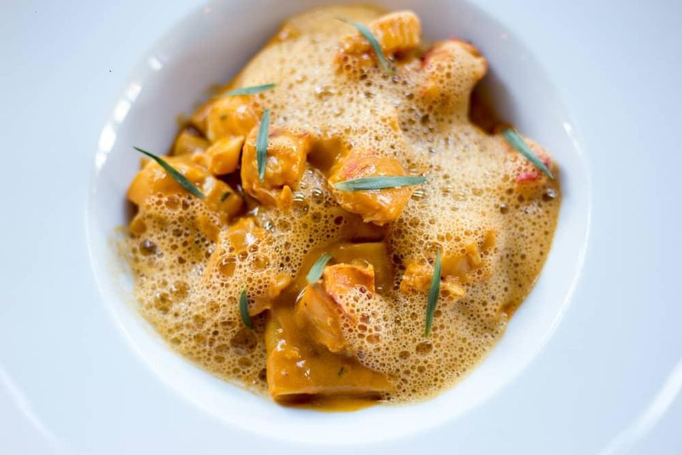 La Table lobster rigatoni