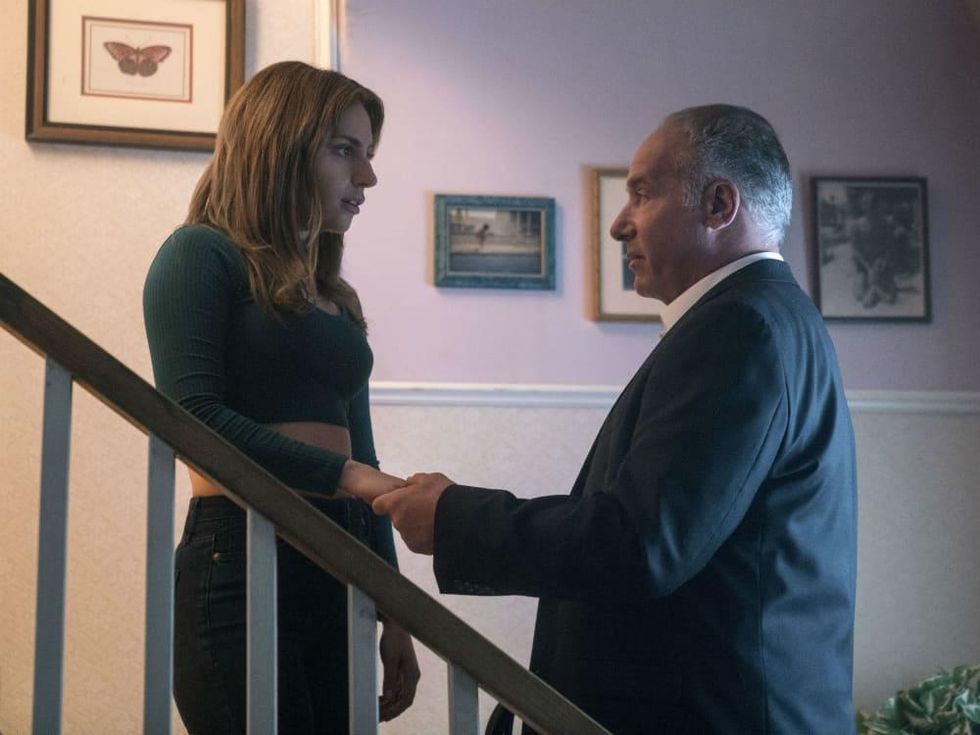 Lady Gaga and Andrew Dice Clay in A Star is Born