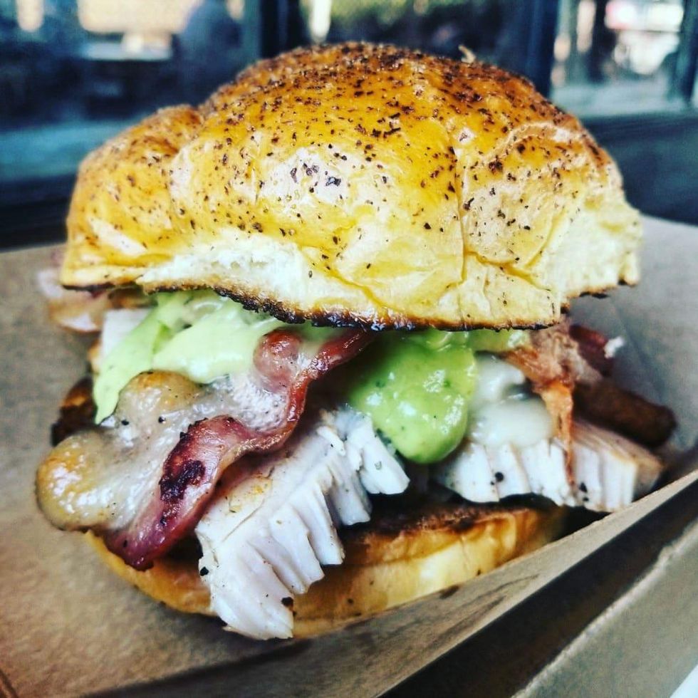 Ladybirds Anthony Calleo turkey sandwich