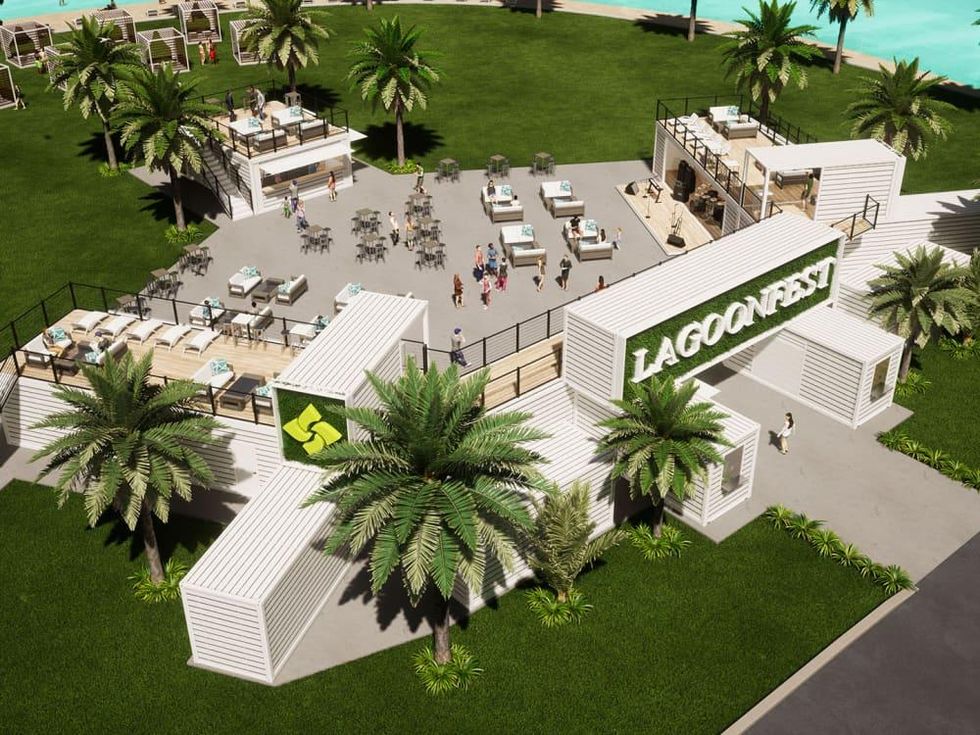 Lagoonfest shipping containers