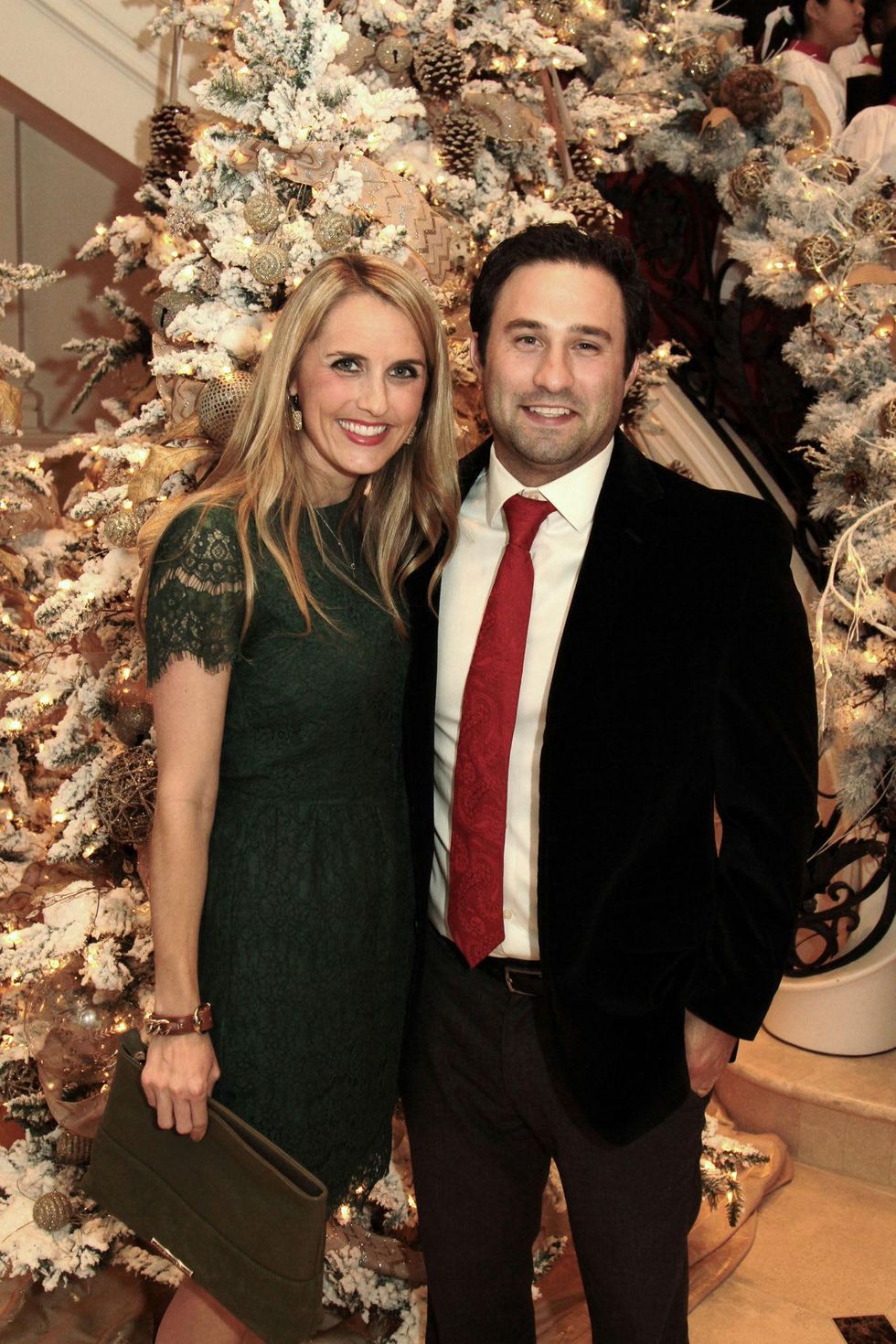 Laine and Dave Santamaria at the 9th Annual Santa's Elves Event December 2014