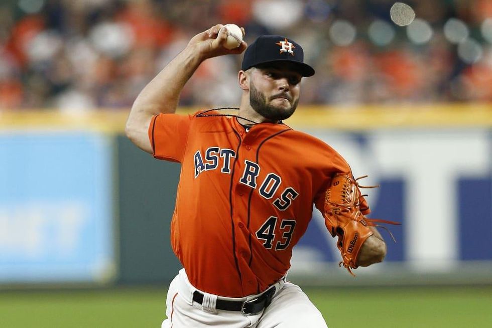 Lance McCullers, Jr throwing