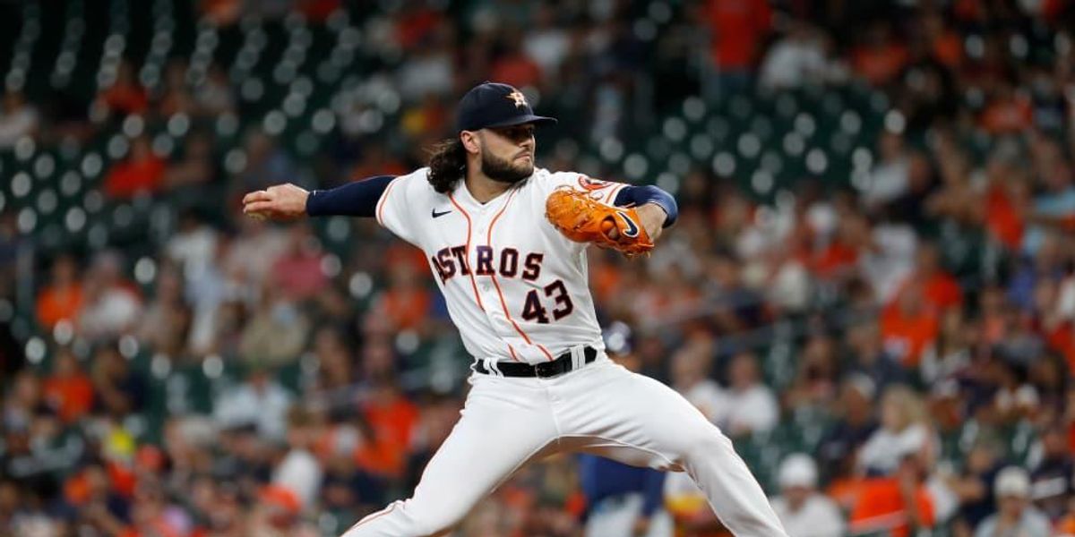 saw this on Twitter with lance McCullers with the Astros unis