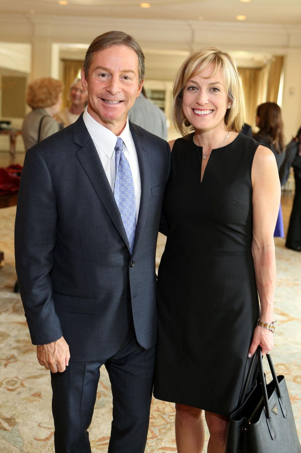 Lance Rosmarin and Lindsay Aronstein at the St. Luke's Friends of Nursing luncheon March 2015