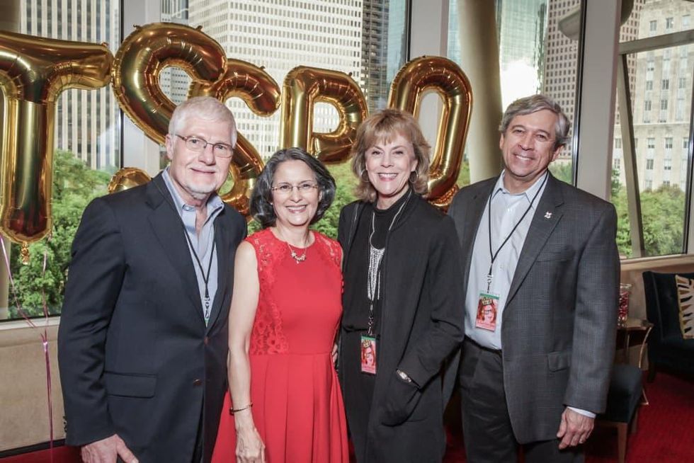 Larry Whaley, Charlotte Whaley, Steve Mechler, Laurie Mechler at Sweet Potato Queens party
