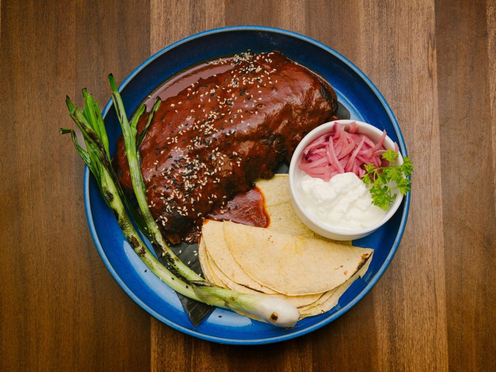 Late August braised barbecue ribs