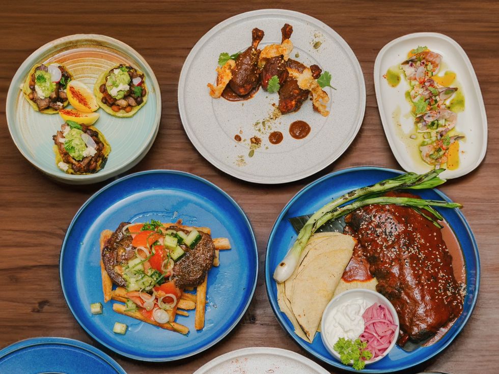 Late August food spread