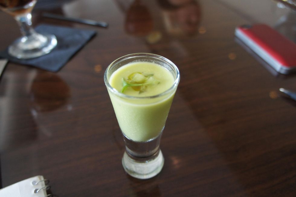 Latin Bites spring menu May 2013 Lime Mint juice