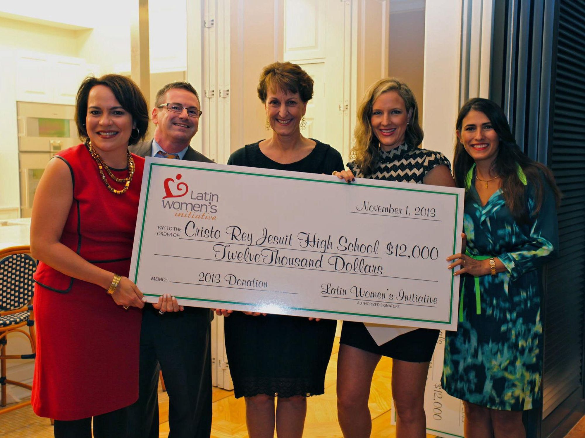 Latin Women's Initiative Cristo Rey check