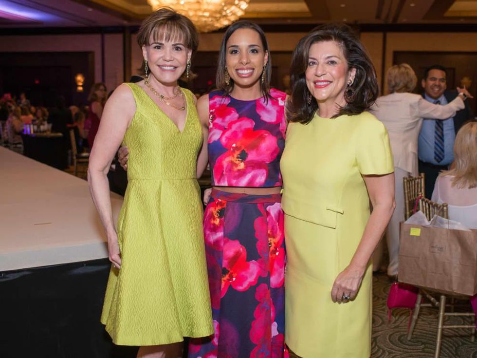 Latin Women's Initiative luncheon 5/16, Hallie Vanderhider, Lacey Dalcour Salas, Dancie Ware