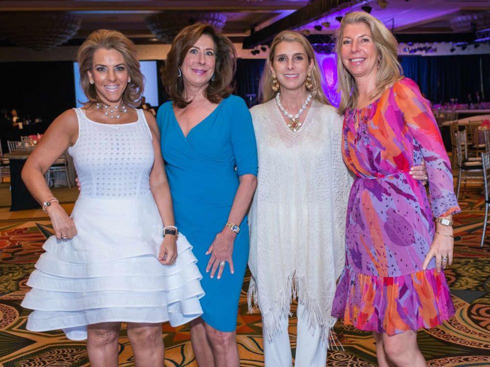 Latin Women's Initiative luncheon 5/16,Mary Tere Peresquia, Vesta Frommer, Patricia Griffith, Christiana Anderson