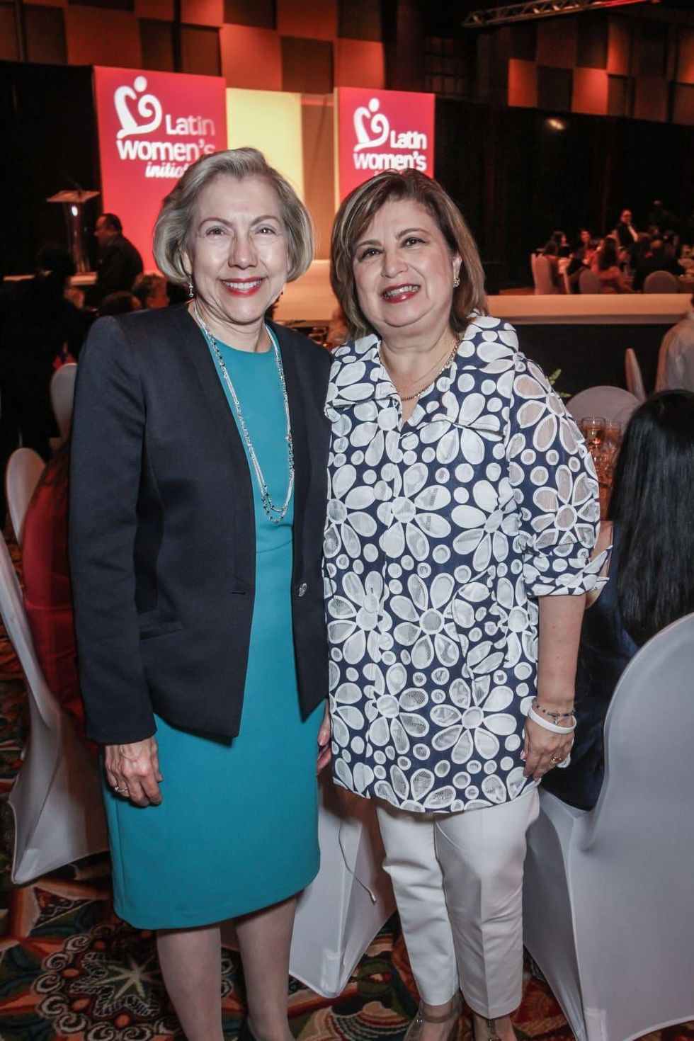 Latin Women's Initiative Luncheon, Elva Flores and Leticia Fallick