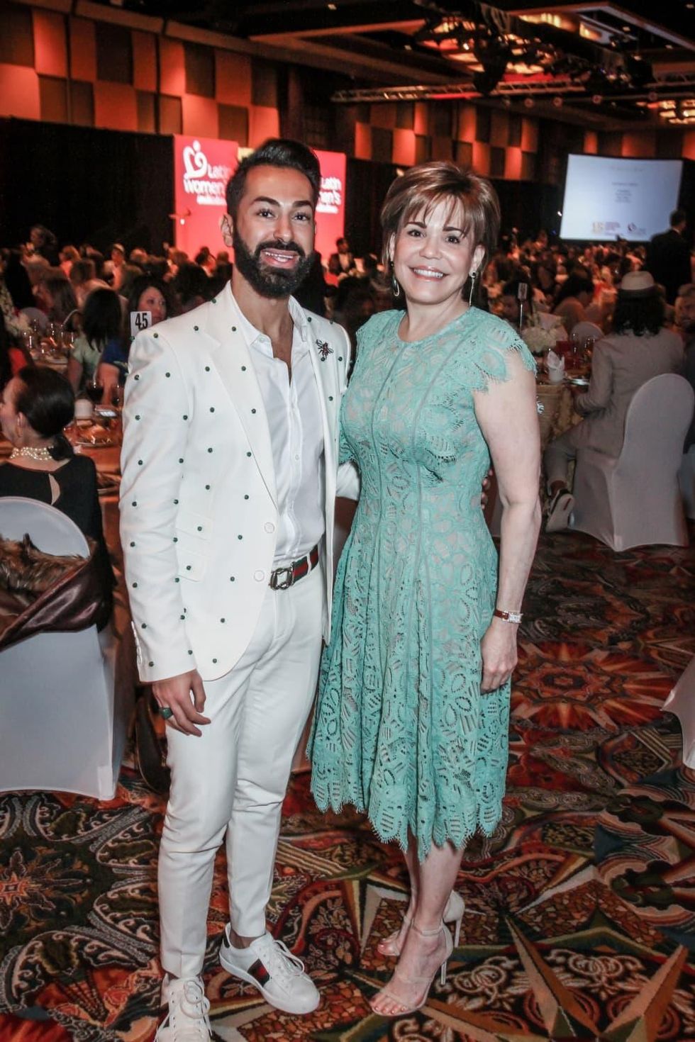 Latin Women's Initiative Luncheon, Fady Armanious and Hallie Vanderhider