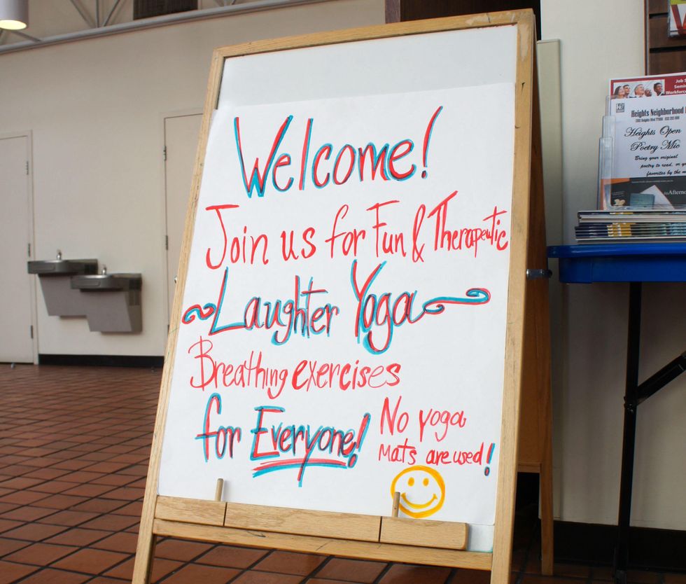 Laughter Yoga heights library