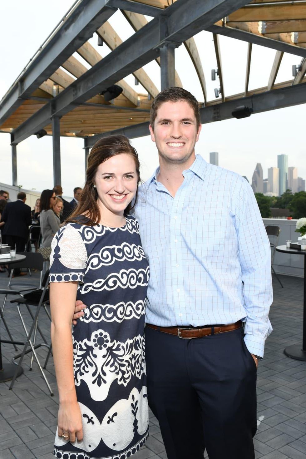 Laura Addington, Austin Tucker at Barbara Bush Foundation gala kickoff