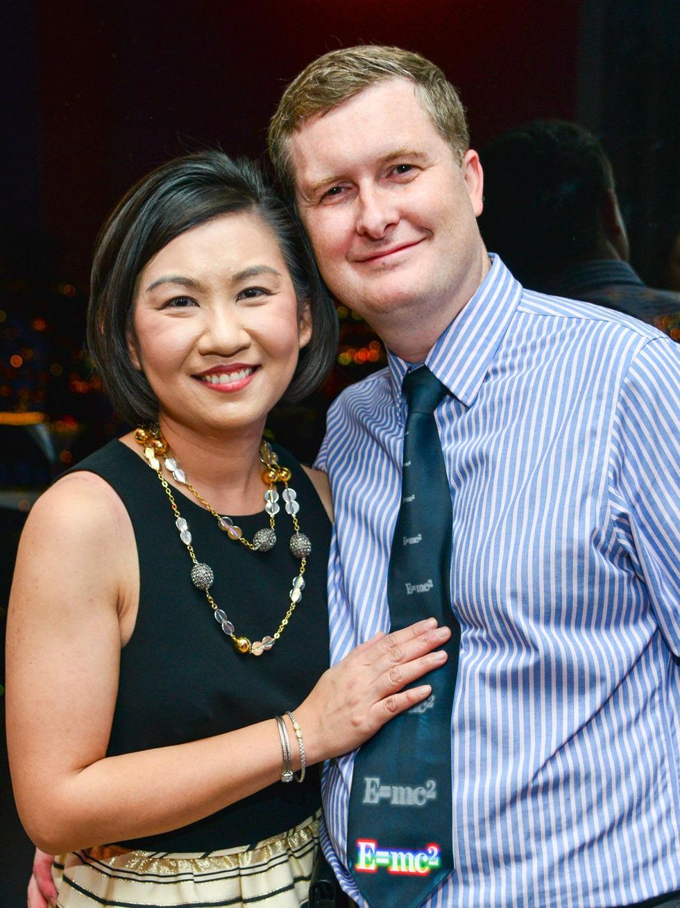 Laura and William Black at the Young Professionals Backstage party January 2014