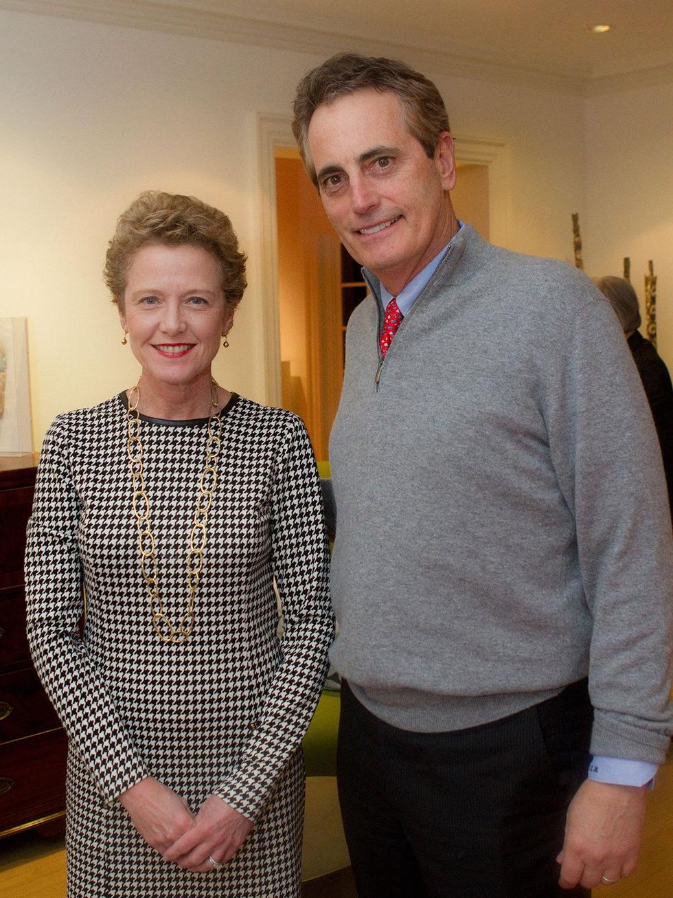 Laura Bellows and Craig Massey at the Aga Khan Foundation presentation January 2014
