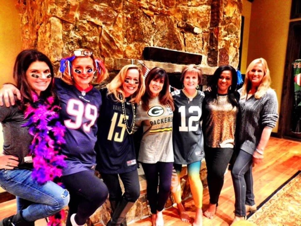 Laura Davenport, Cyndi Baily, Rosemary Schatzman, Pamela Walker, Mary Whalley Marlene Jessurun, Vanessa Sendukas at Sundance house party