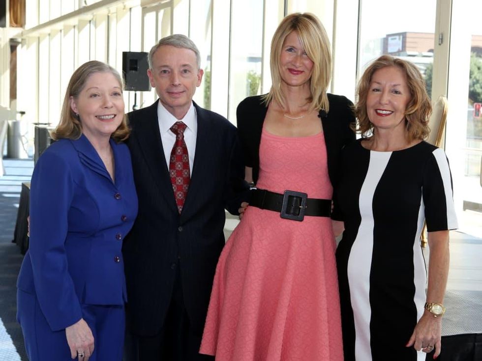 Laura Dern event Nancy Davidson, Chuck Davidson, Laura Dern, June Christensen