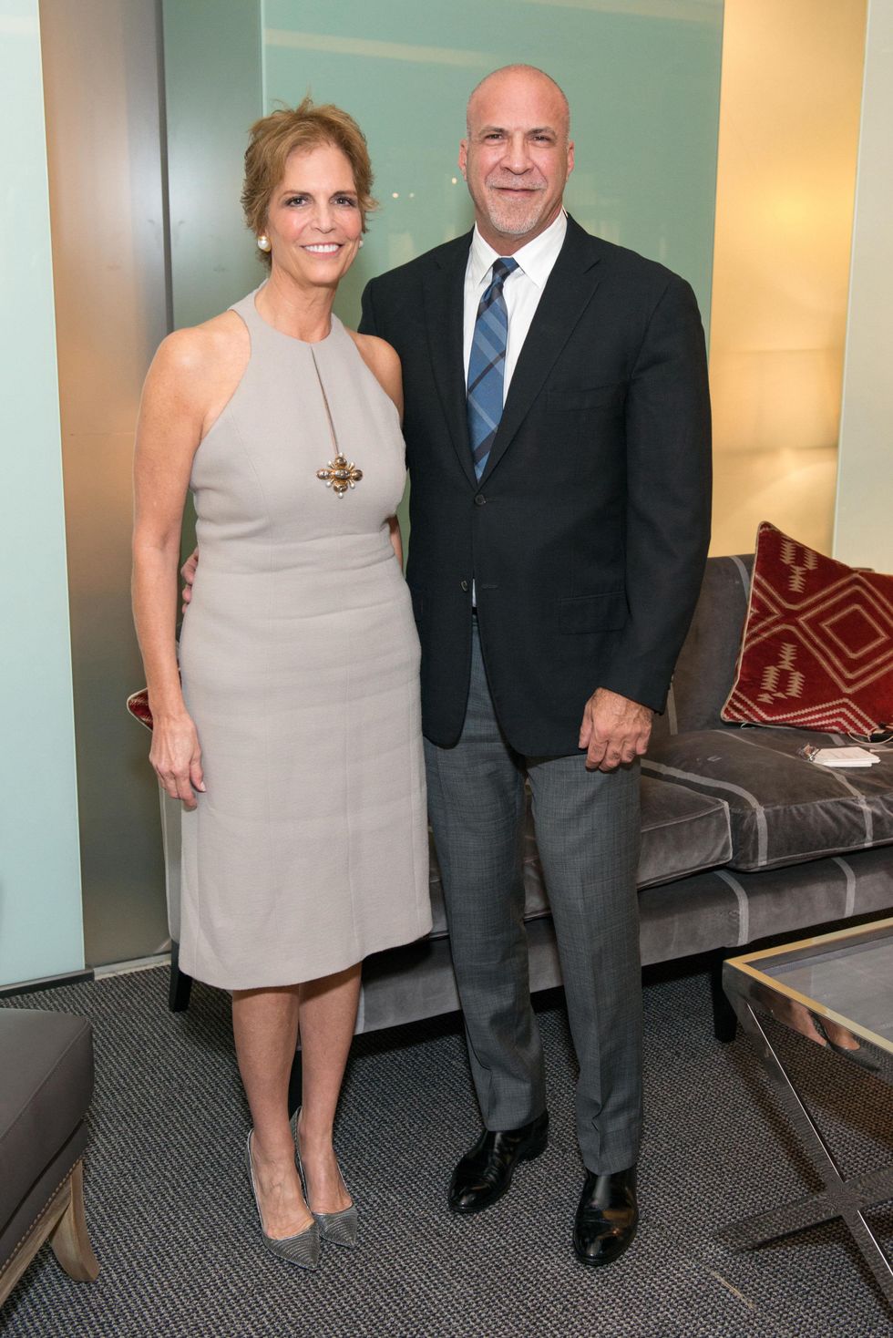 Laura Hunt and Bradley Bayou at the Decorative Center Houston Fall Market October 2014