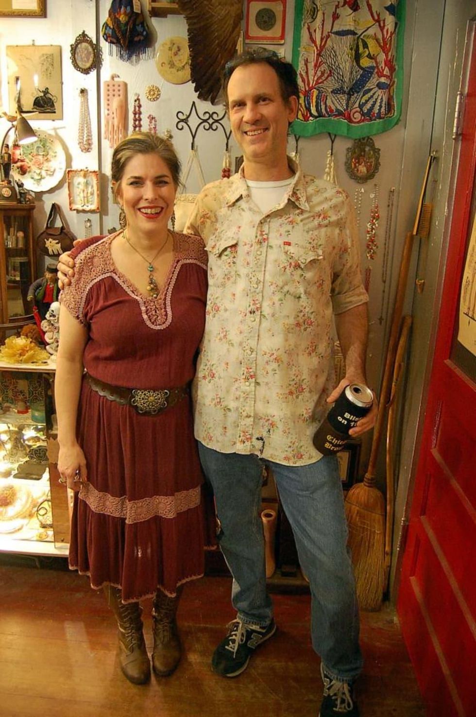 Laura Levine, Mike Hildebrand owners of Replay on 19th Street and the Place Upstairs vintage shops