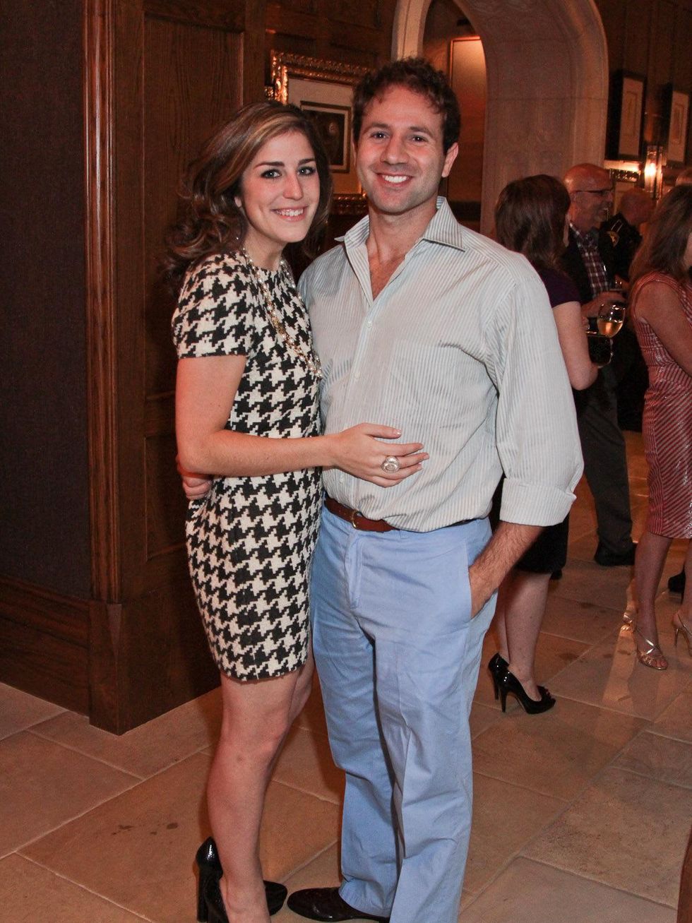 Laura Max Nelson and Ben Rose at the Jonathan Blake Fashion Show October 2013