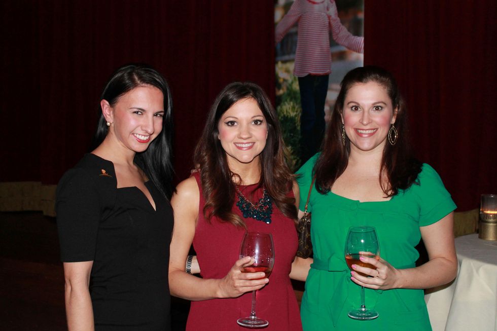 Laura Neiman, from left, Amberly Sheppard and Lyndsey Sawyer at the Friends of St. Jude Spring Happy Hour March 2015