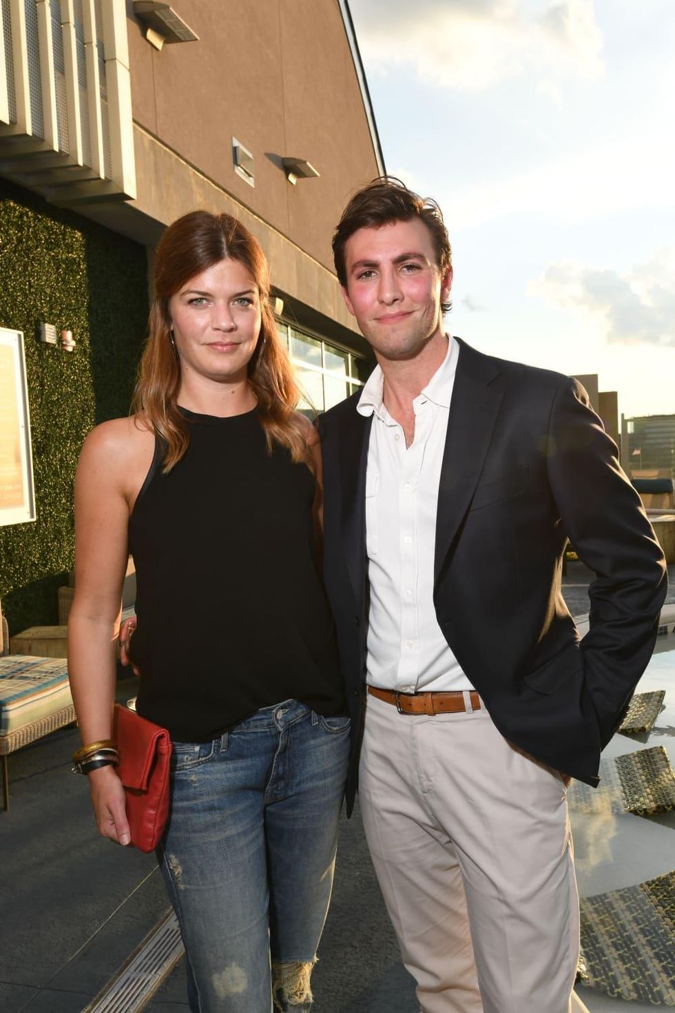 Laura Parsons, Matt Vandever at Sabores chef party